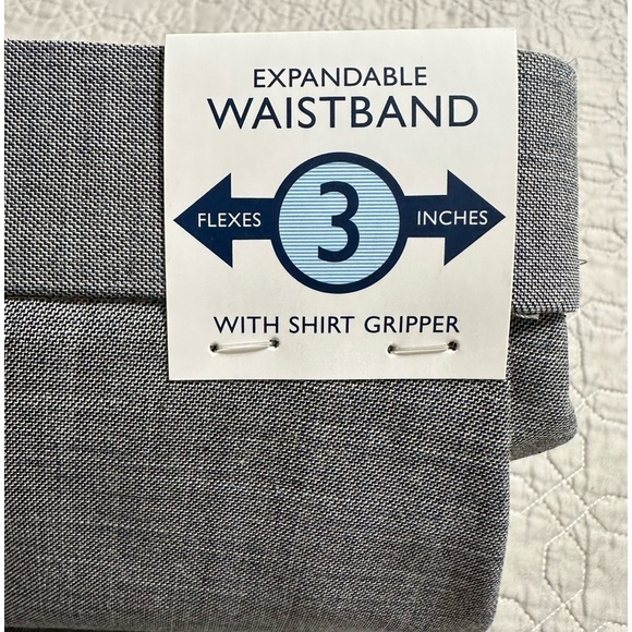 NWT Men’s Saddlebred comfort flex  slacks 34/32 - Picture 2 of 4